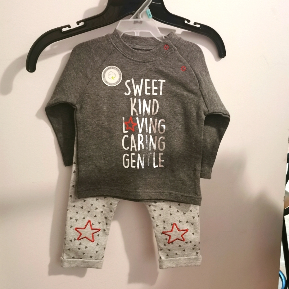 LOVE ELLEN DeGeneres 100% organic cotton set of 2